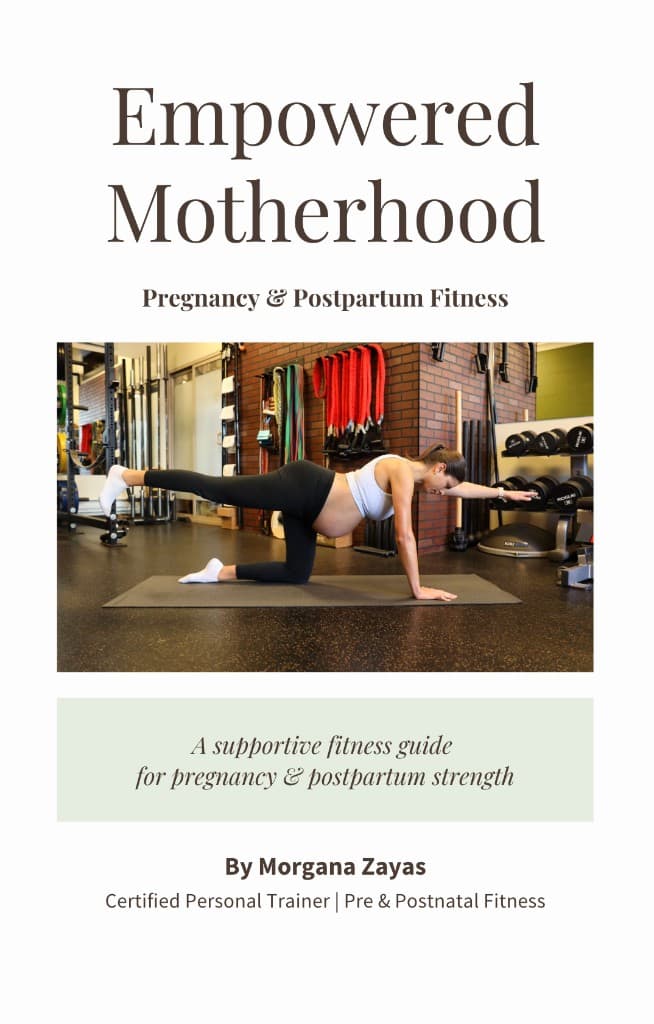 Empowered Motherhood: fitness guide for pregnancy and postpartum (ebook cover)